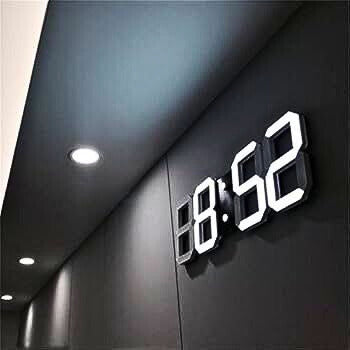 3D LED Digital Wall Clock
