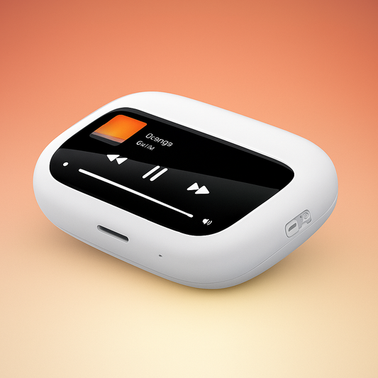 Airpods Pro With Digital Display – Anc And Transparency | Touch Volume Control Digital Screen Smooth Display Games |