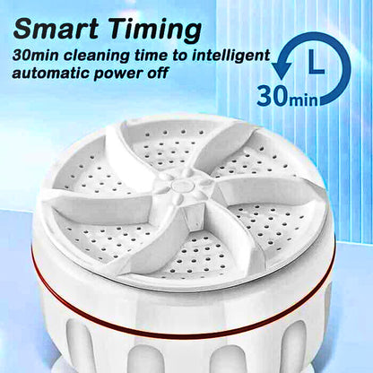 Portable washing machine turbine