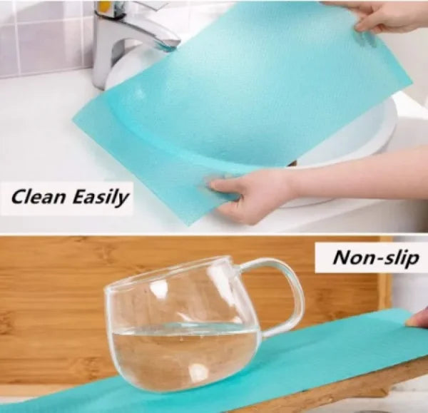 Refrigerator Mats Shelf Liners, Plastic Refrigerator Liners Washable Can Be Cut Waterproof Refrigerator Pads Fridge Mats Drawer Table Placemats (multi Colors)