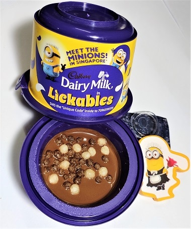 Dairy Milk Lickables is a melted version of the good old taste of Dairy milk chocolate with crispies inside it