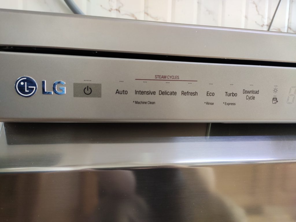 Touch Panel of LG dishwasher