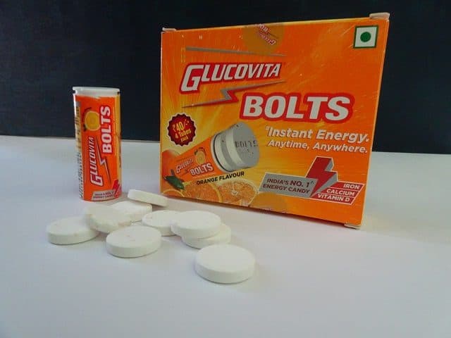 Glucovita bolts energy glucose candy