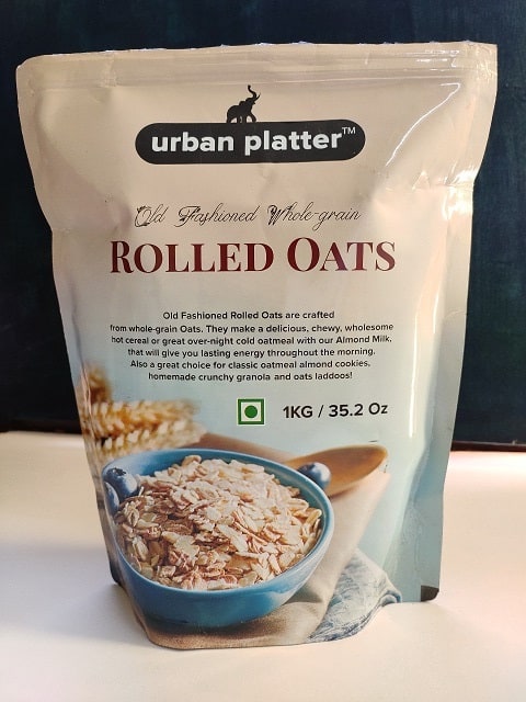 Urban Platter Rolled Oats, 2Kg (High-fiber Breakfast Cereal / Use